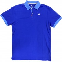 CAMISA NIKE POLO RAFA - AZUL/LARANJA